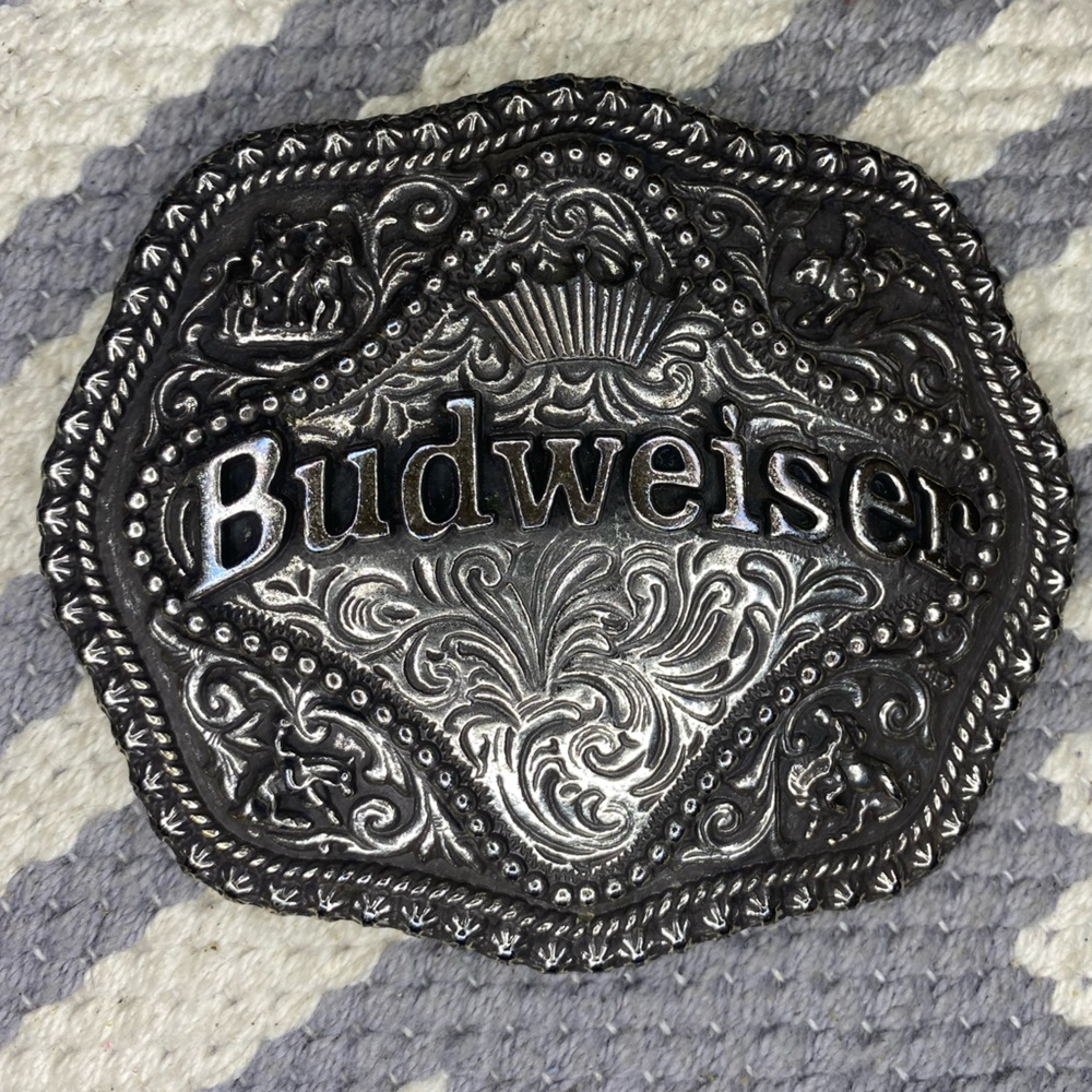 Budweiser belt buckle